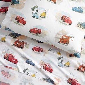 Pottery Barn Kids Cars Bedding Set